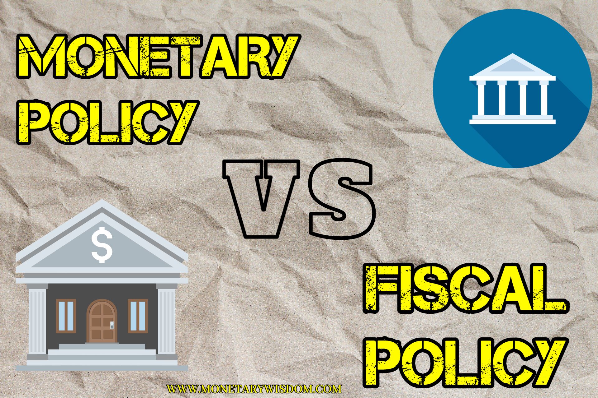 Monetary policy vs Fiscal policy : Difference